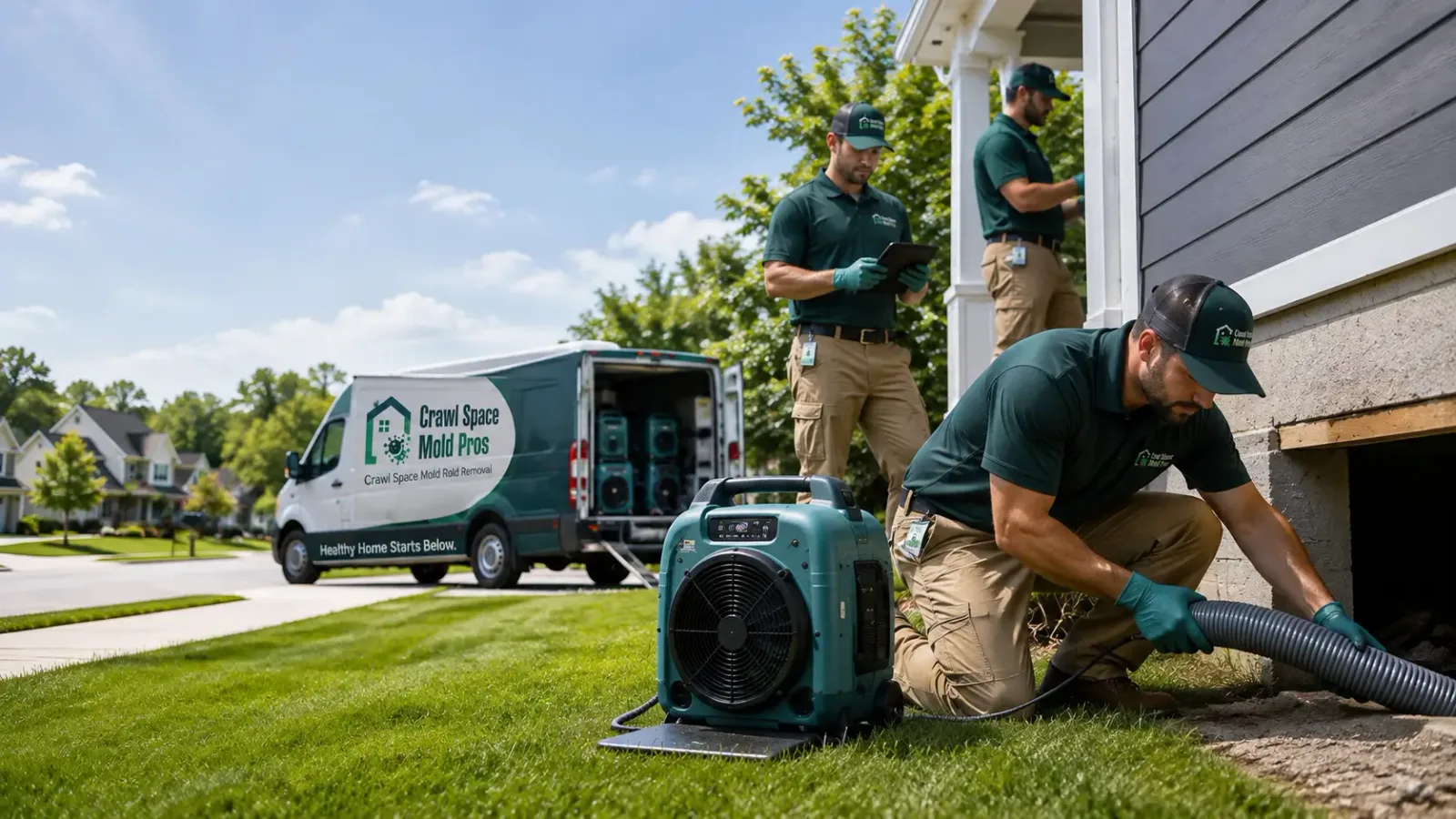 Crawl Space Mold Removal in Rumely, MI